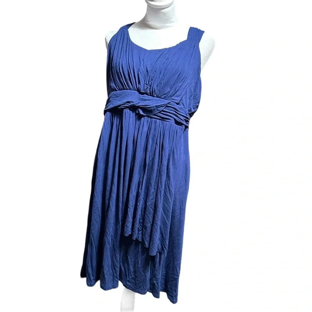 Style & Co women's PXL blue sleeveless dress with high low back